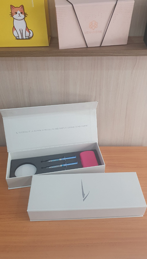 Caixa Cartonada Dentista Cinza